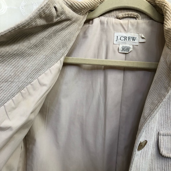 J Crew Corduroy Cream Barn Jacket - Picture 8 of 8